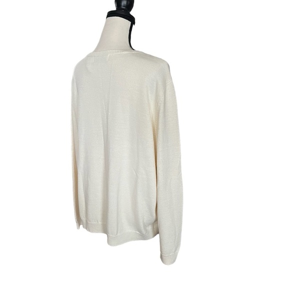 Vintage Alfred Dunner Floral  Embroidered embellished Sweater. Size 1X - Picture 5 of 6